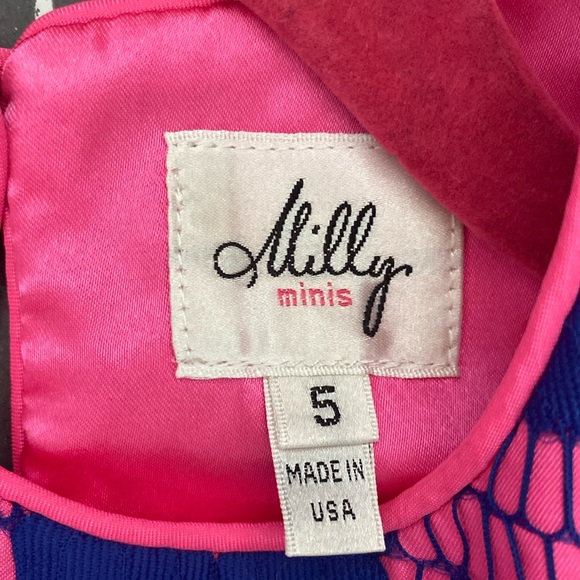 MILLY MINIS - Girls Lace Overlay Formal Dress - size 5 - Picture 4 of 6